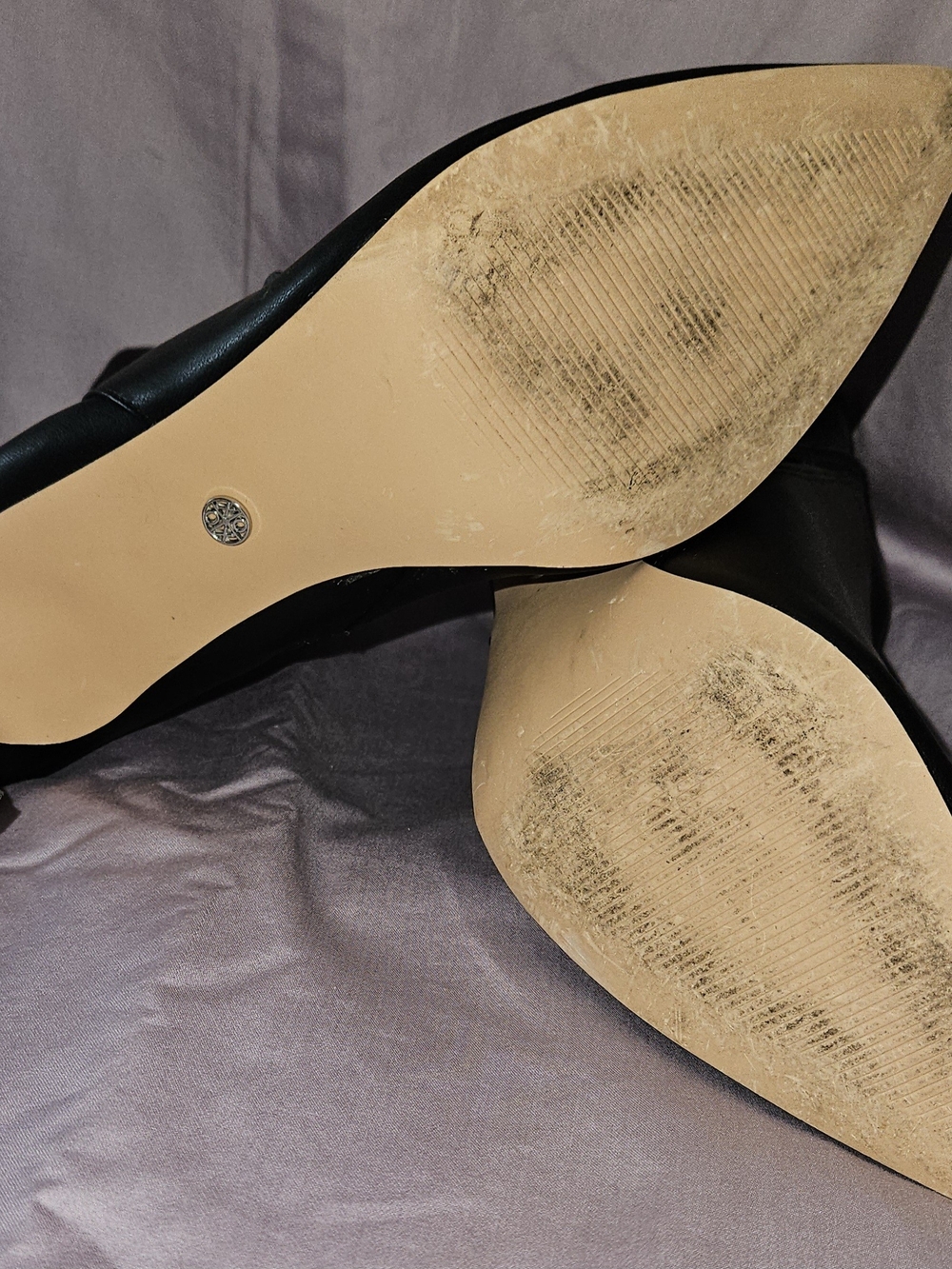 XOXO Black Ankle Booties with Side Zip - Picture 6 of 6